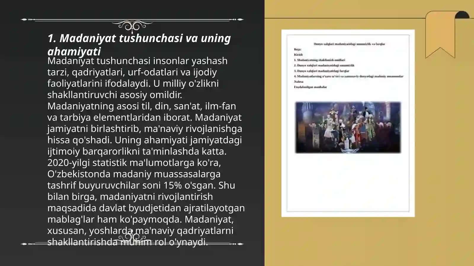 Umumiylik va farqlar madaniyatda 3