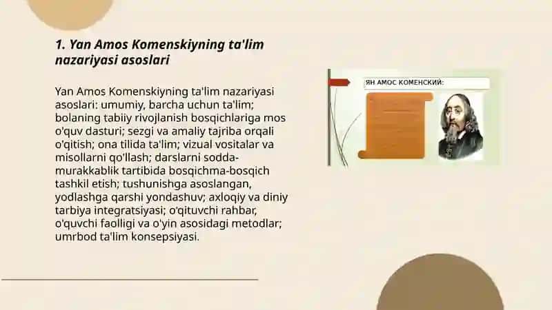 Yan Amos Komenskiyning pedagogik gʻoyalari 3