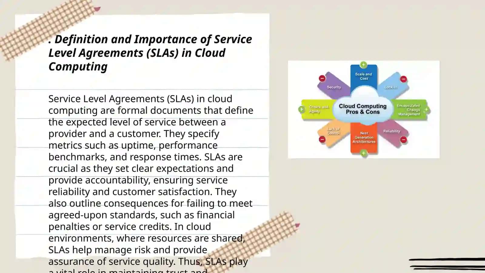 Cloud Computing Services Level Agreements 3