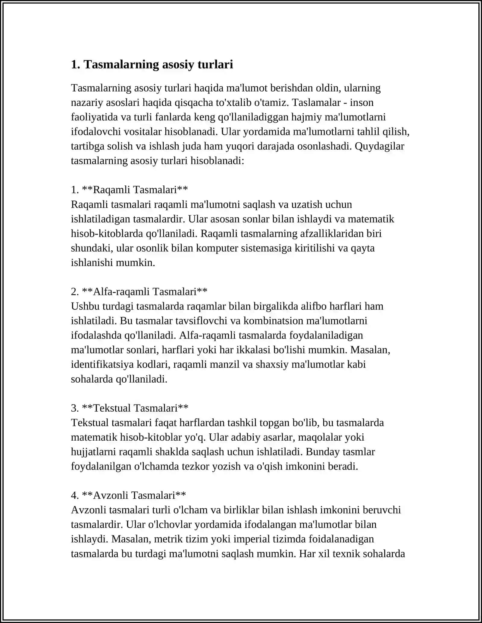 TASMALI QURITGICHLAR 3