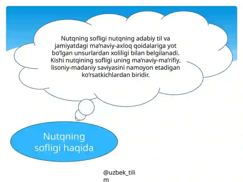 Nutqning Sofligi 3