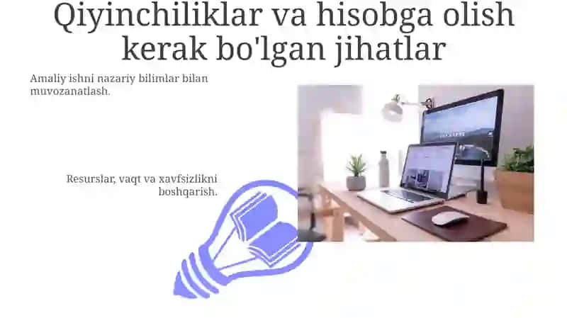 Amaliy ish namunalaridan foydalanish 3