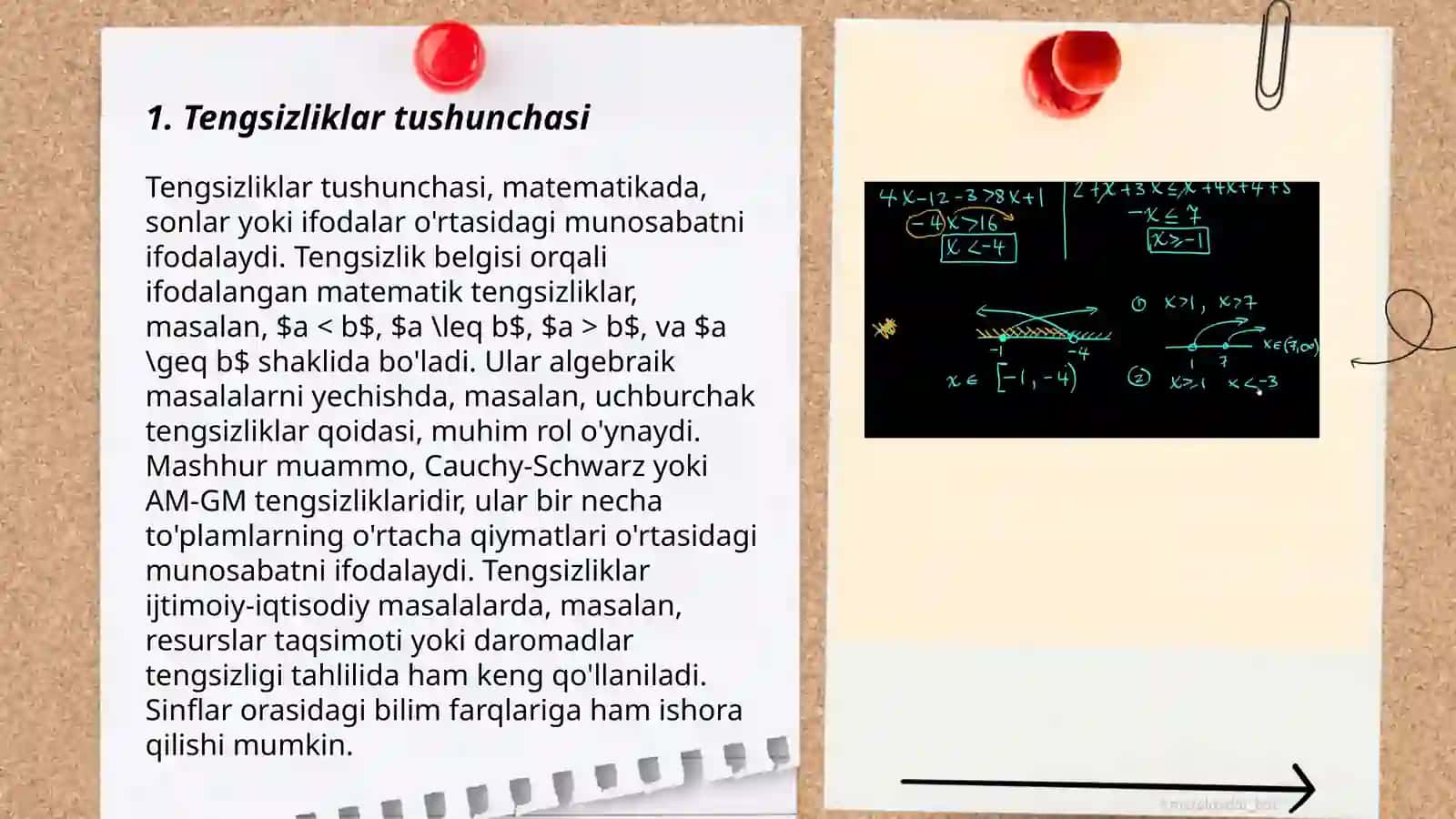 Tengsizliklar haqida tushuncha 3