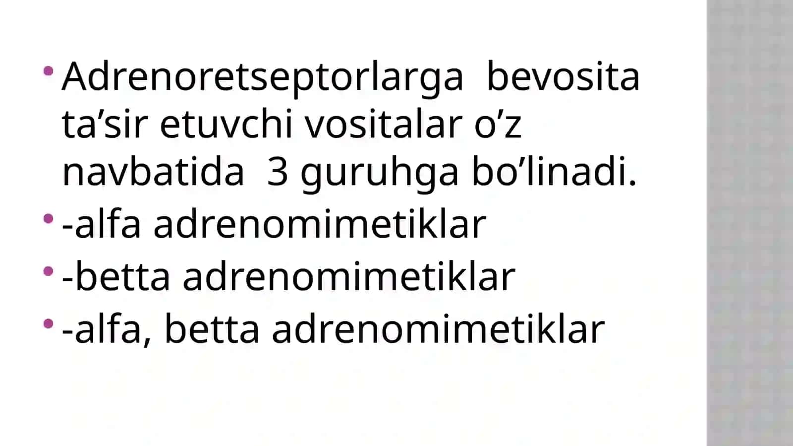 Adrenomimetiklar 3
