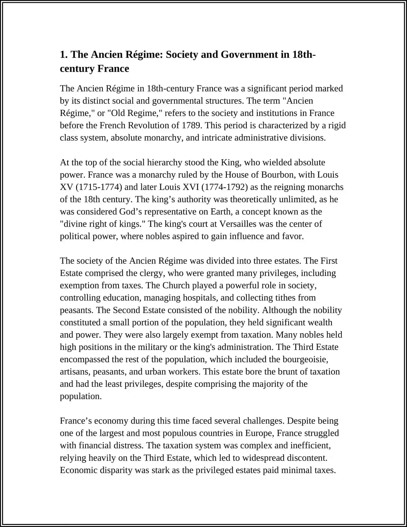 FRANCE IN THE XVIII-XIX CENTURIES 3