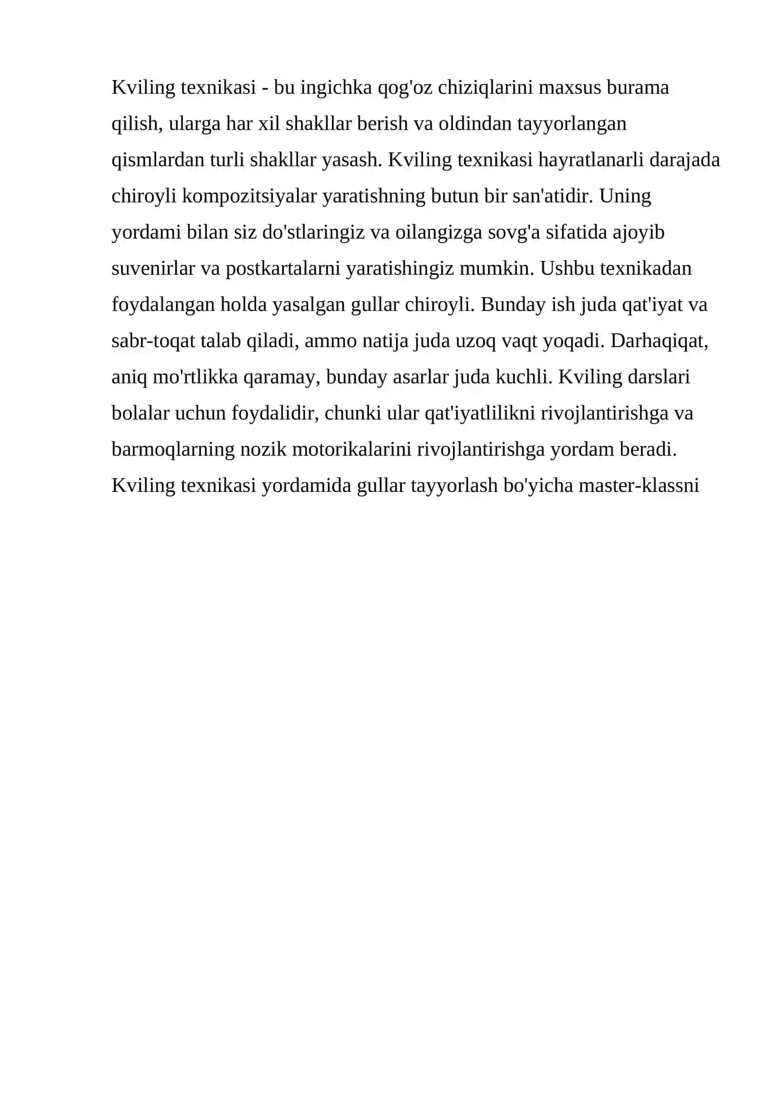 Kvilling usulida bahor gullari 3