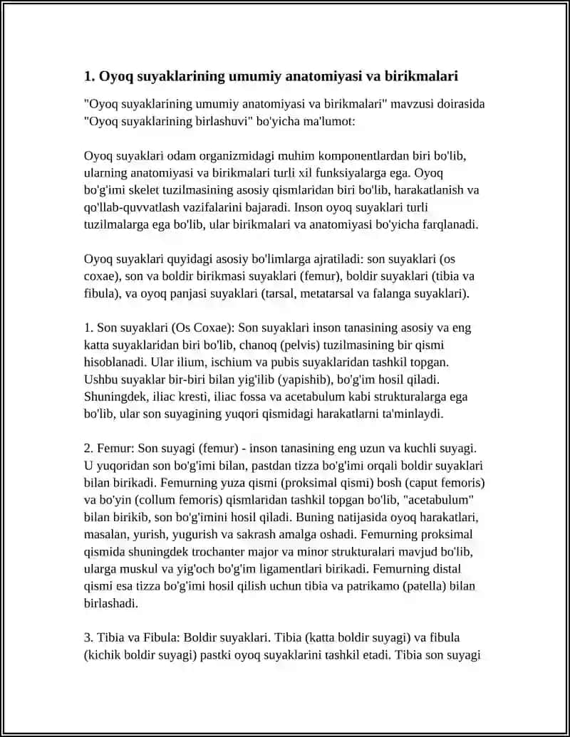 OYOQ SUYAKLARINIG BIRLASHUVI 3