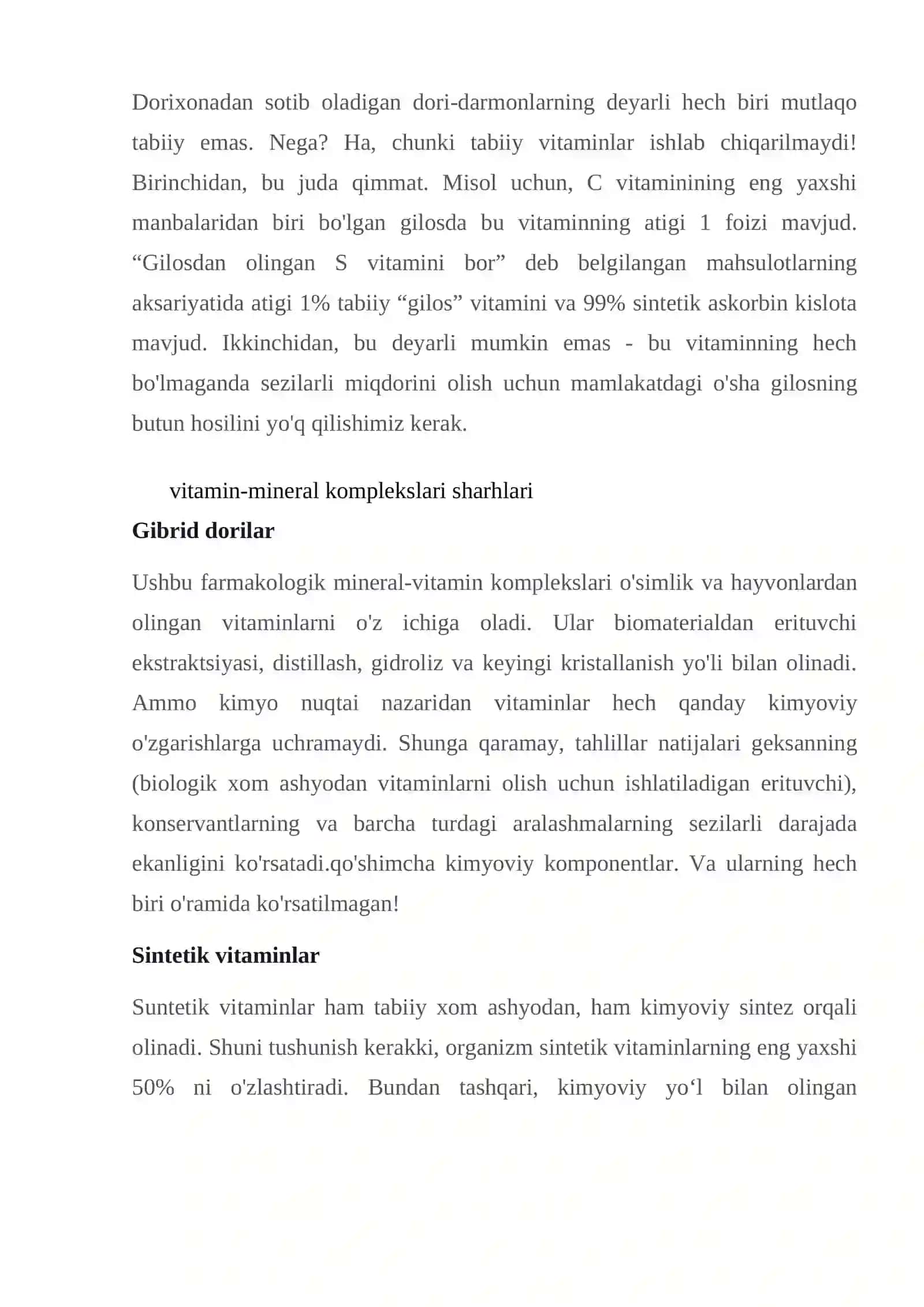 Vitaminlar 3