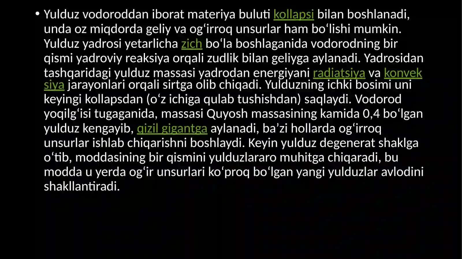 Yulduzlar va ularning harakatlari 3