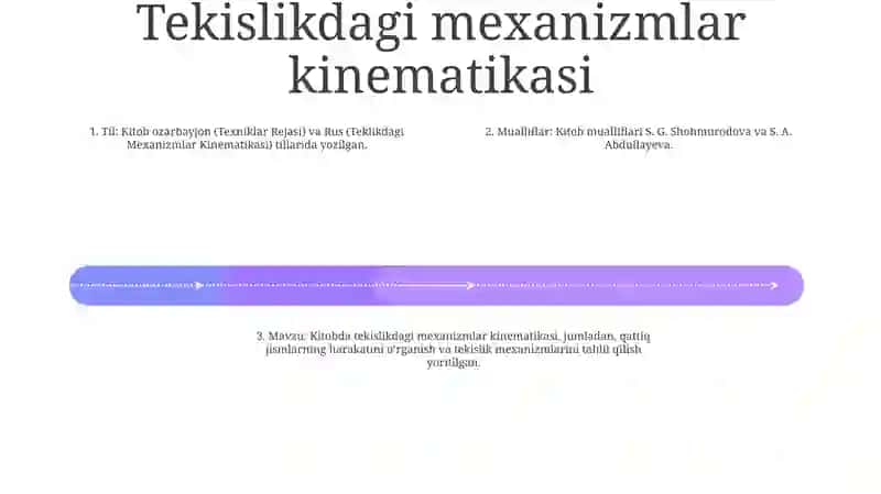 Mexanizmlar Kinematikasini Polyar Planlar Usulida Egish. Texliklar Rejasi 3