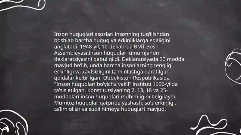 Inson haq-huquqlari 3