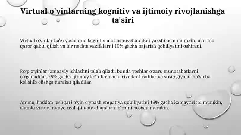 Virtual o'yinlarning yoshlar ongiga ta'siri 3