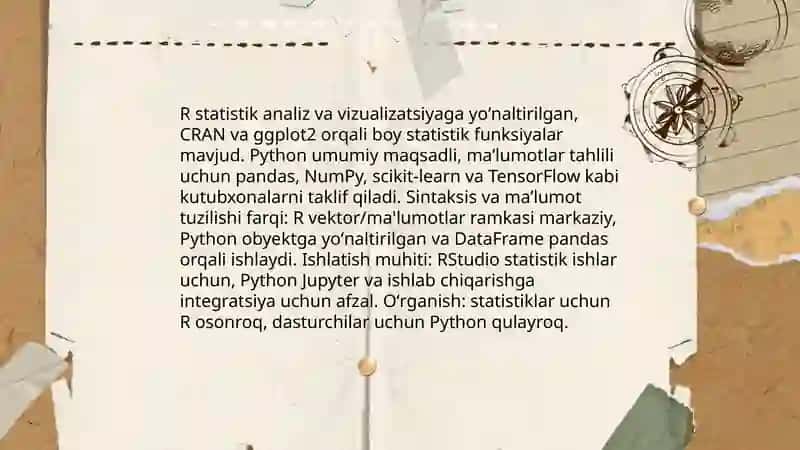 Python vs. R: Ma'lumotlar tahlili va statistik modellashtirishdagi raqobat 3