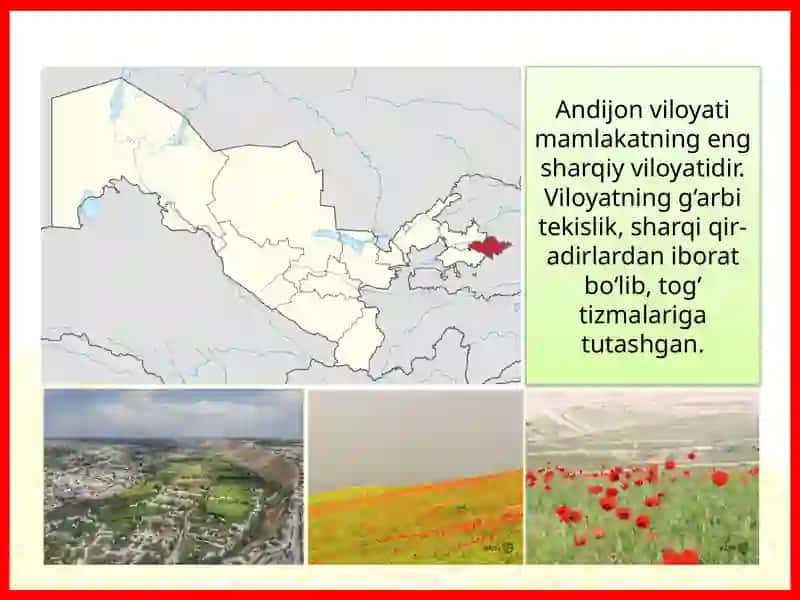 ANDIJON VILOYATI 3