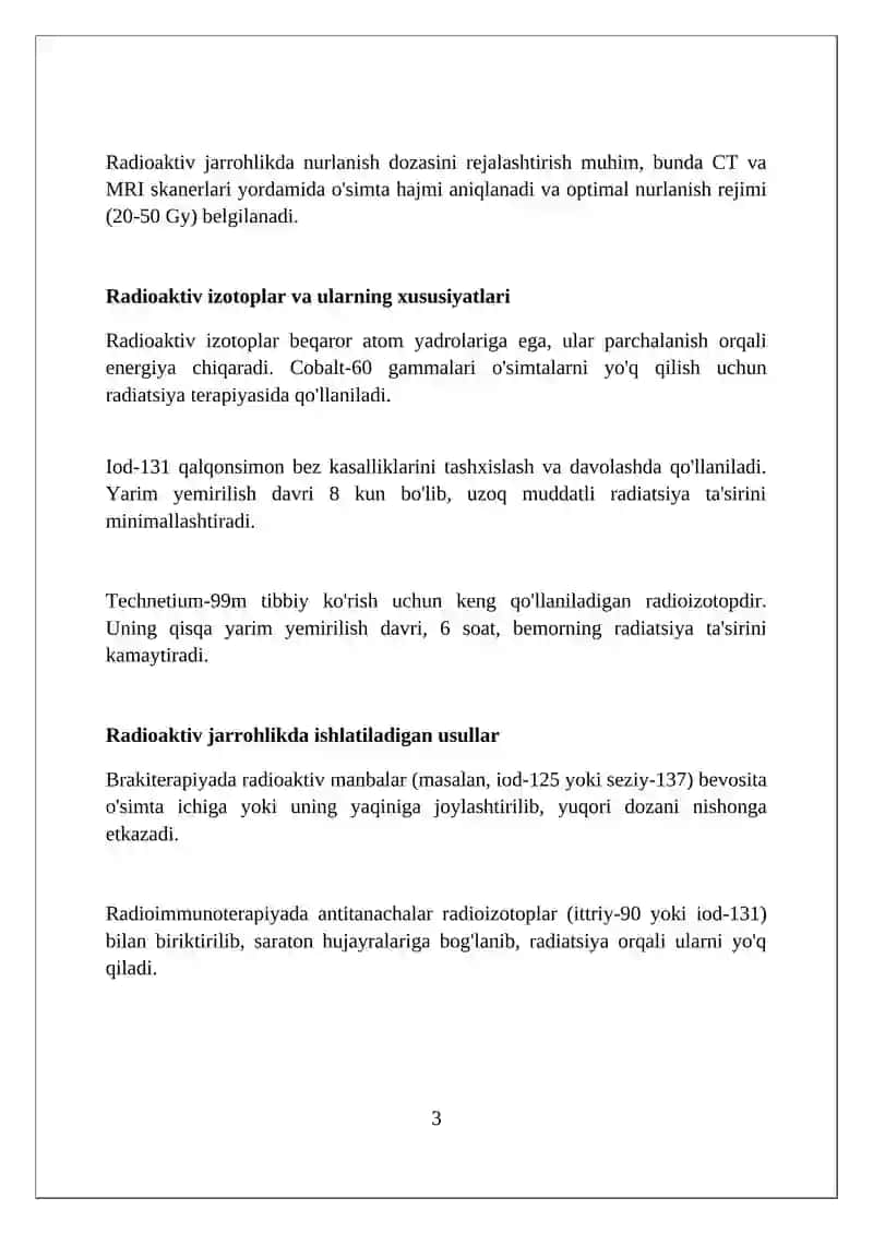 Radioaktiv jarrohlik 3