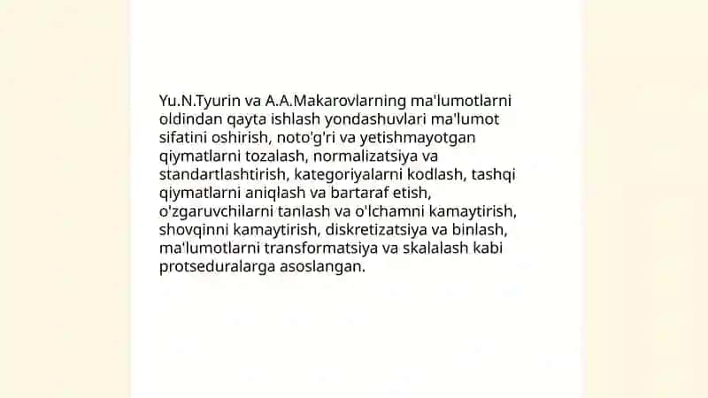 Ma'lumotlarni tahlil etish yondashuvlari 3