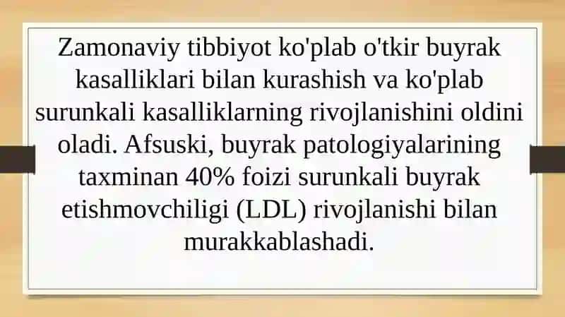 Surunkali buyrak etishmovchiligi 3