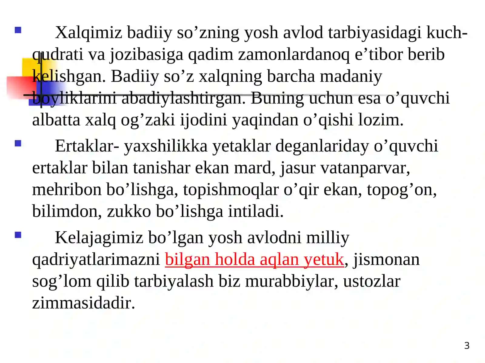 Iqtidorli o‘quvchilar bilan ishlash metodikasi 3
