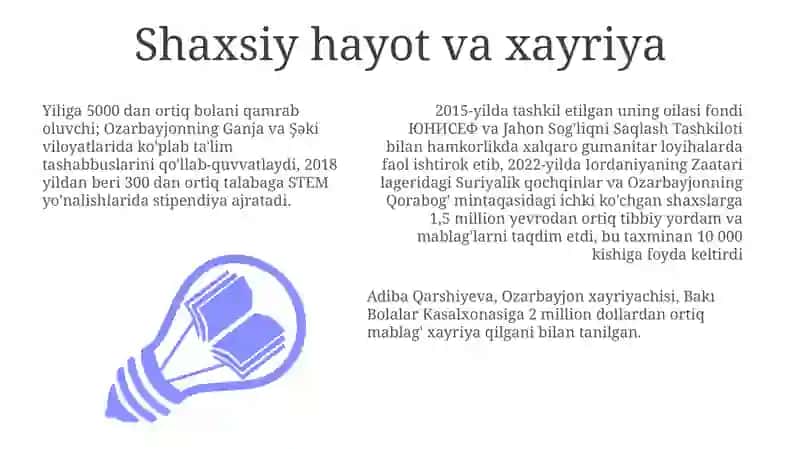 Shaxsiy hayot va xayriya 3
