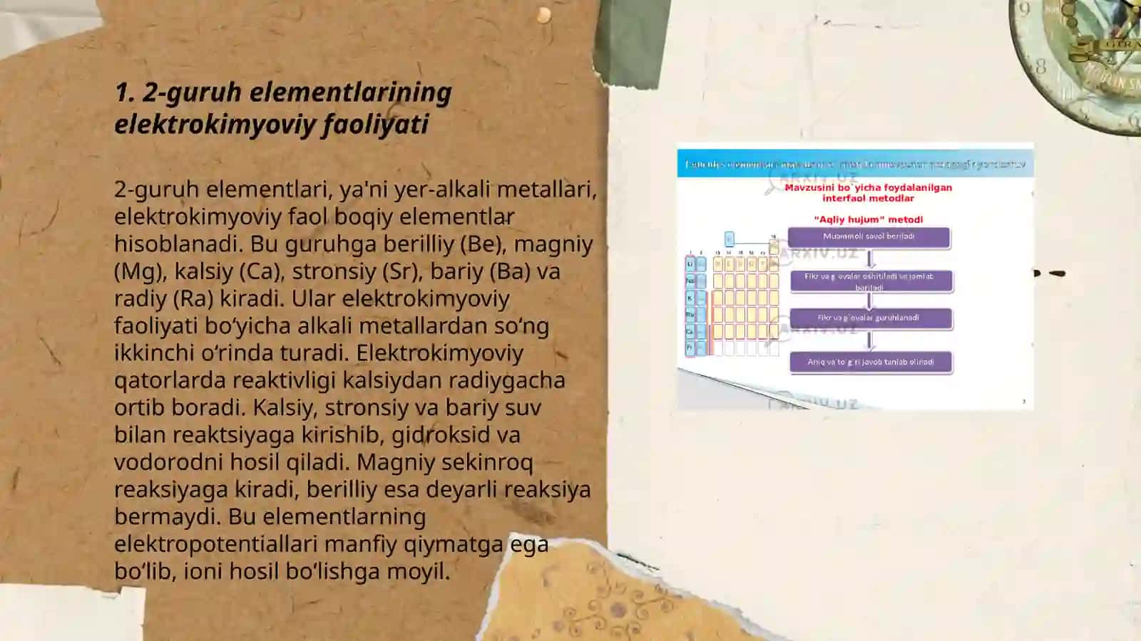 2-guruh d elementlarining elektrokimyosi Abdurashidova Muxlisa 3