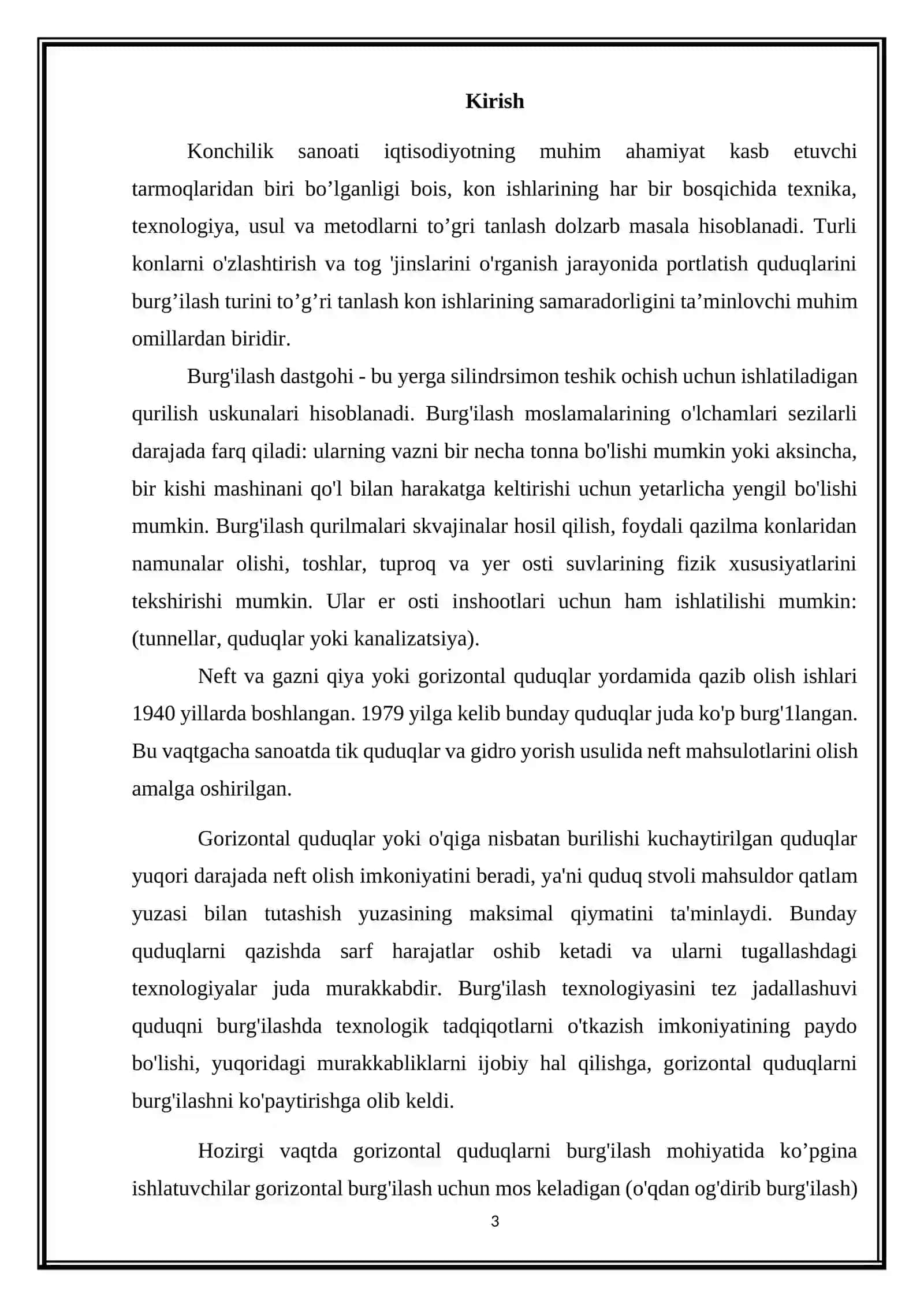 Quduqlarni Tadqiqotlash 3