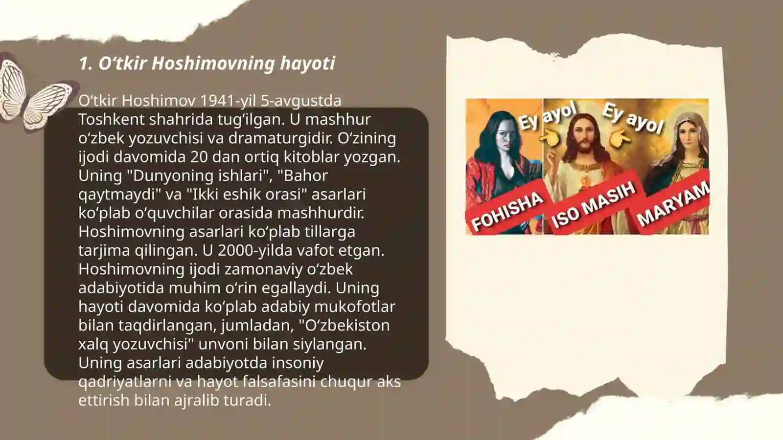 Oʻtkir Hoshimovning mashhur asarlari 3