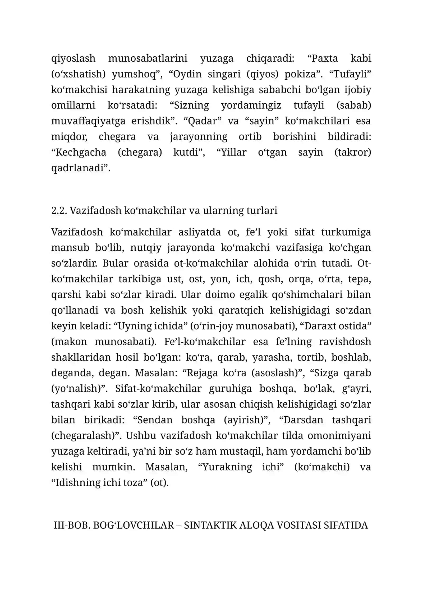 Yordamchi soʻz turkumlari 3
