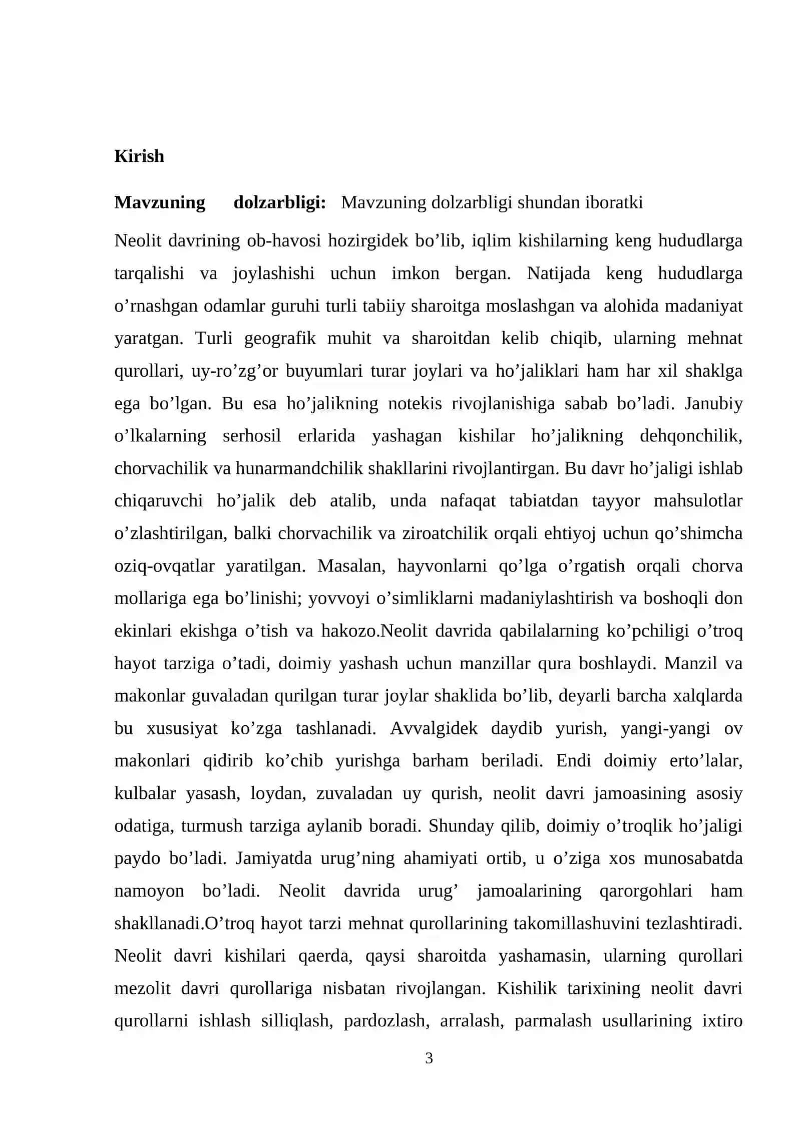Farg’ona vodiysi neolit davri yodgorliklari 3