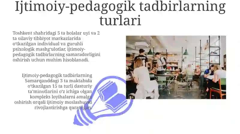 Ijtimoiy pedagogik faoliyat turlari 3