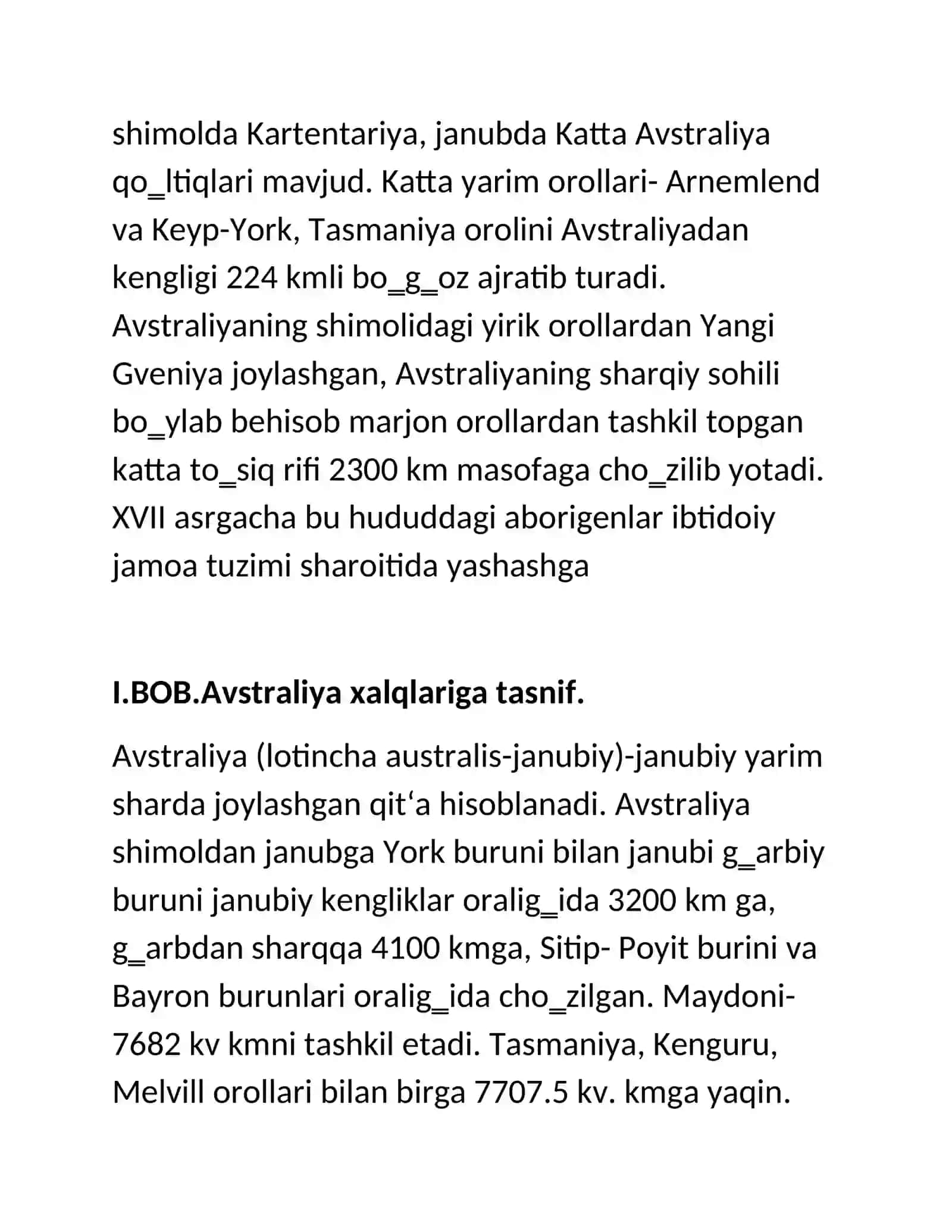 Avstraliya xalqlaringning ma'naviy madaniyati 3
