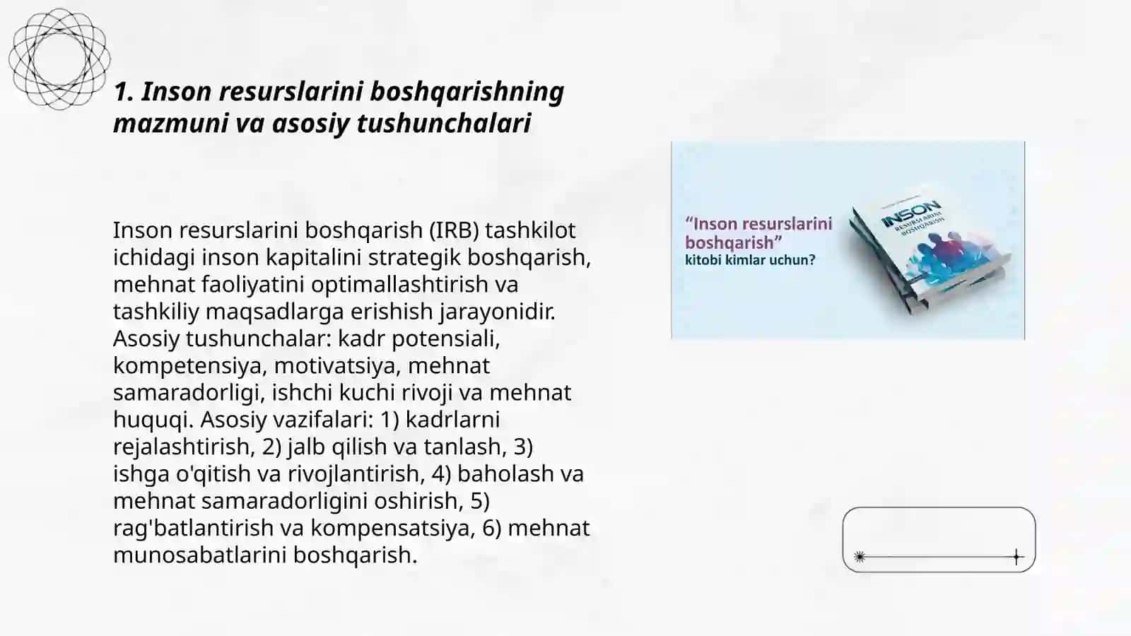 Inson resurslarini boshqarishning mazmuni va vazifalari 3