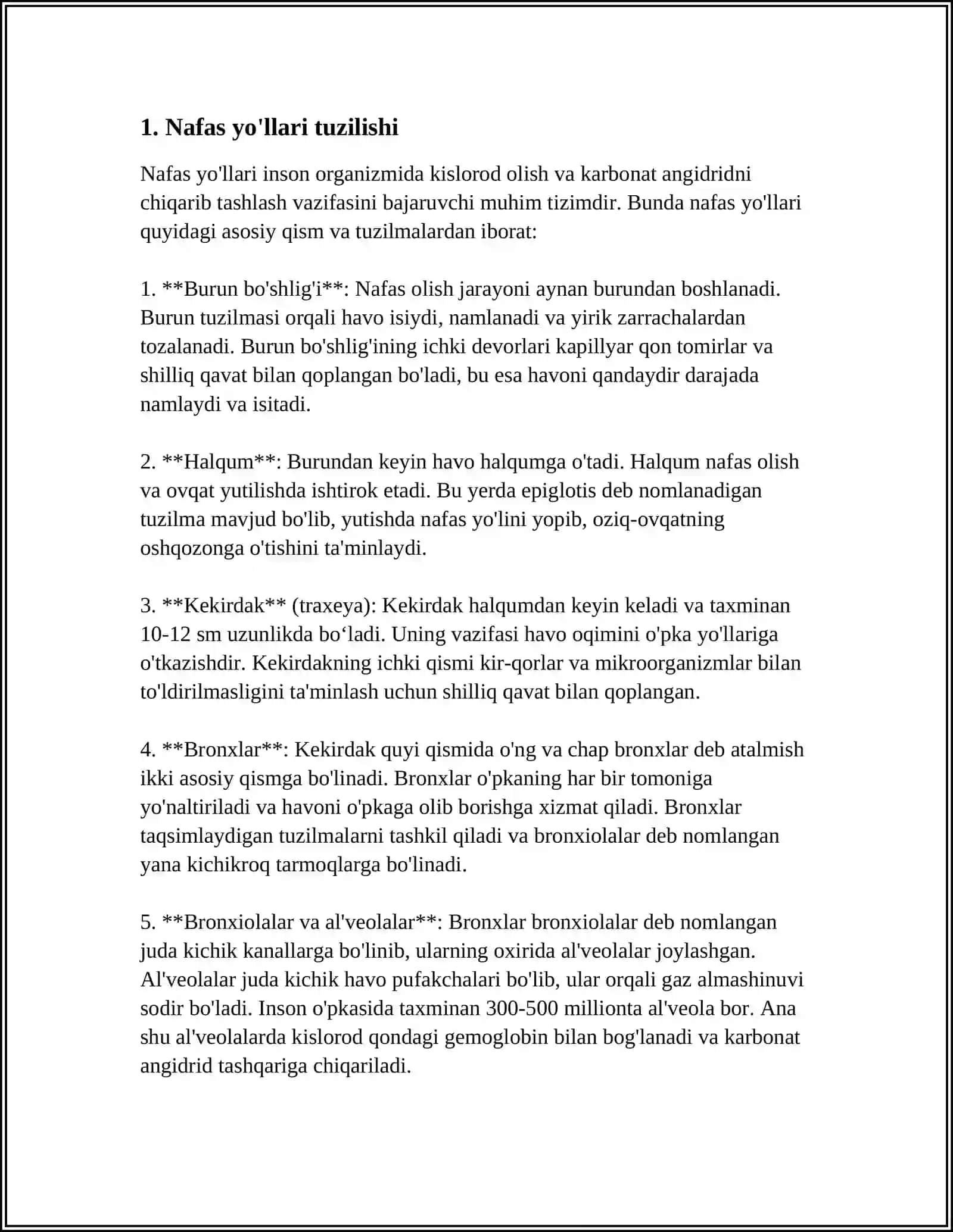 NAFAS OLISH ORGANLAR SISTEMASINING TUZULISHI 3