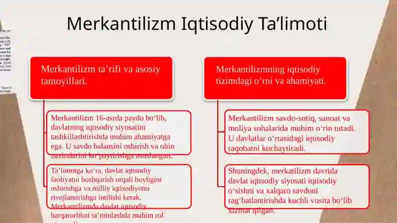 Merkantilizm Iqtisodiy Ta’limoti 3