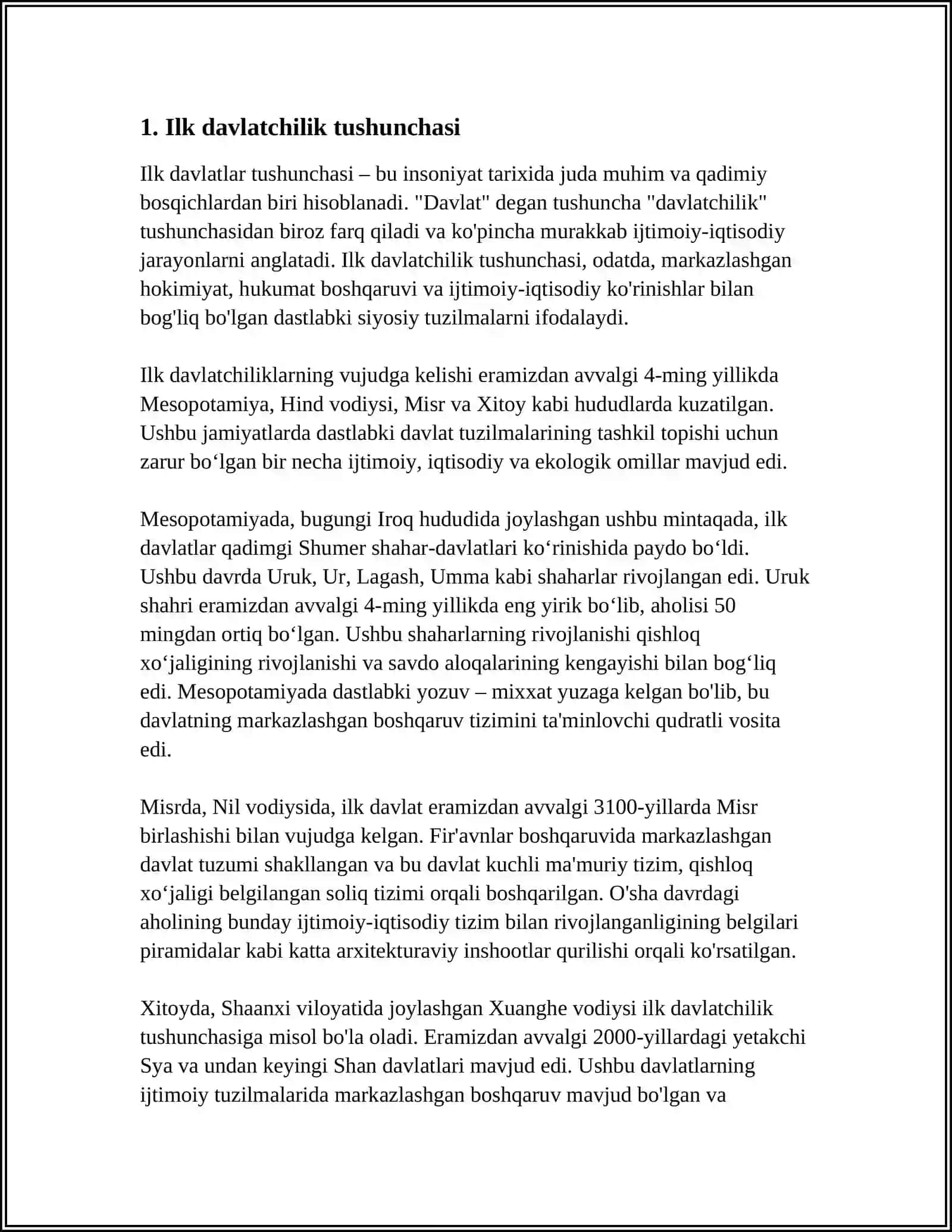 ILK DAVLATCHILIKNING TASHKIL TOPISHI 3