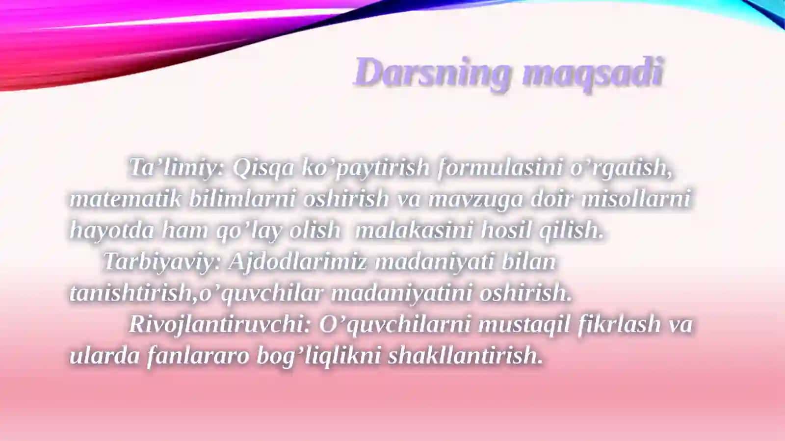 Yig'indining kvadrati va ayirmaning kvadrati 3