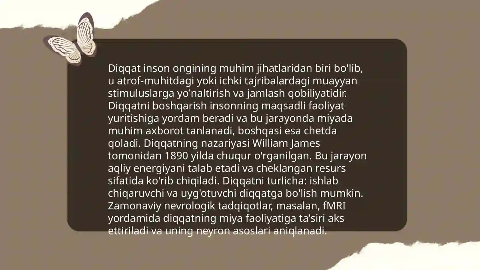 Diqqatning ta'rifi va xususiyatlari 3