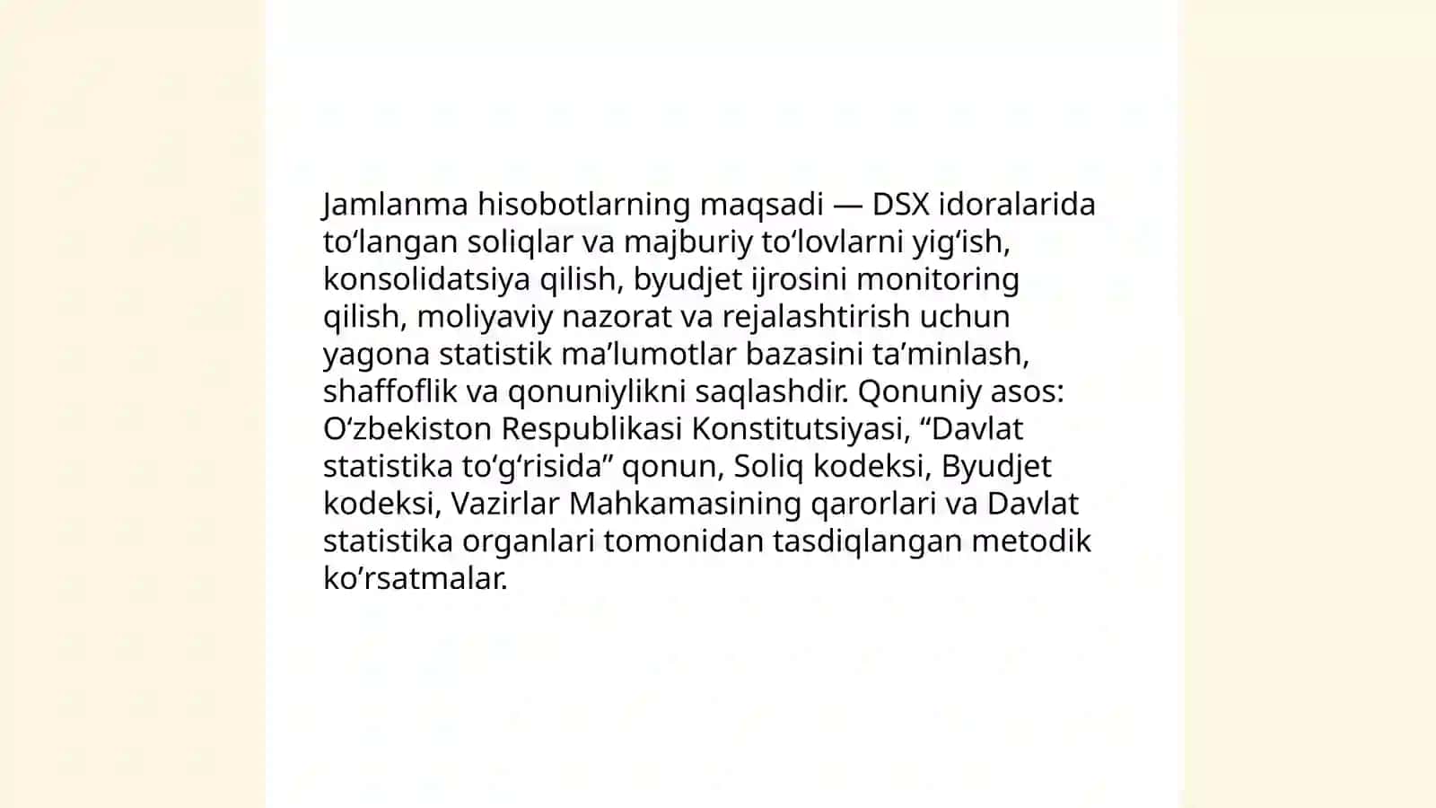 Yig'iladigan jamlanma hisobotlar 3