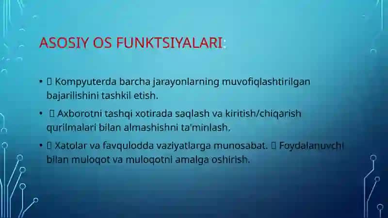Windows operatsion tizimi 3