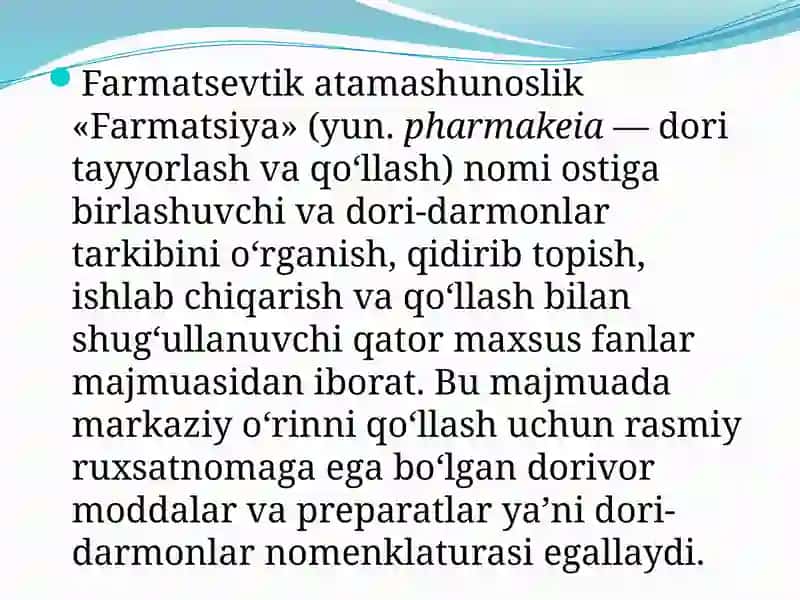 Farmasevtik terminologiya 3