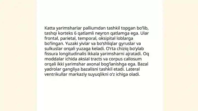 Bosh miya katta yarimsharlarining tuzilishi 3
