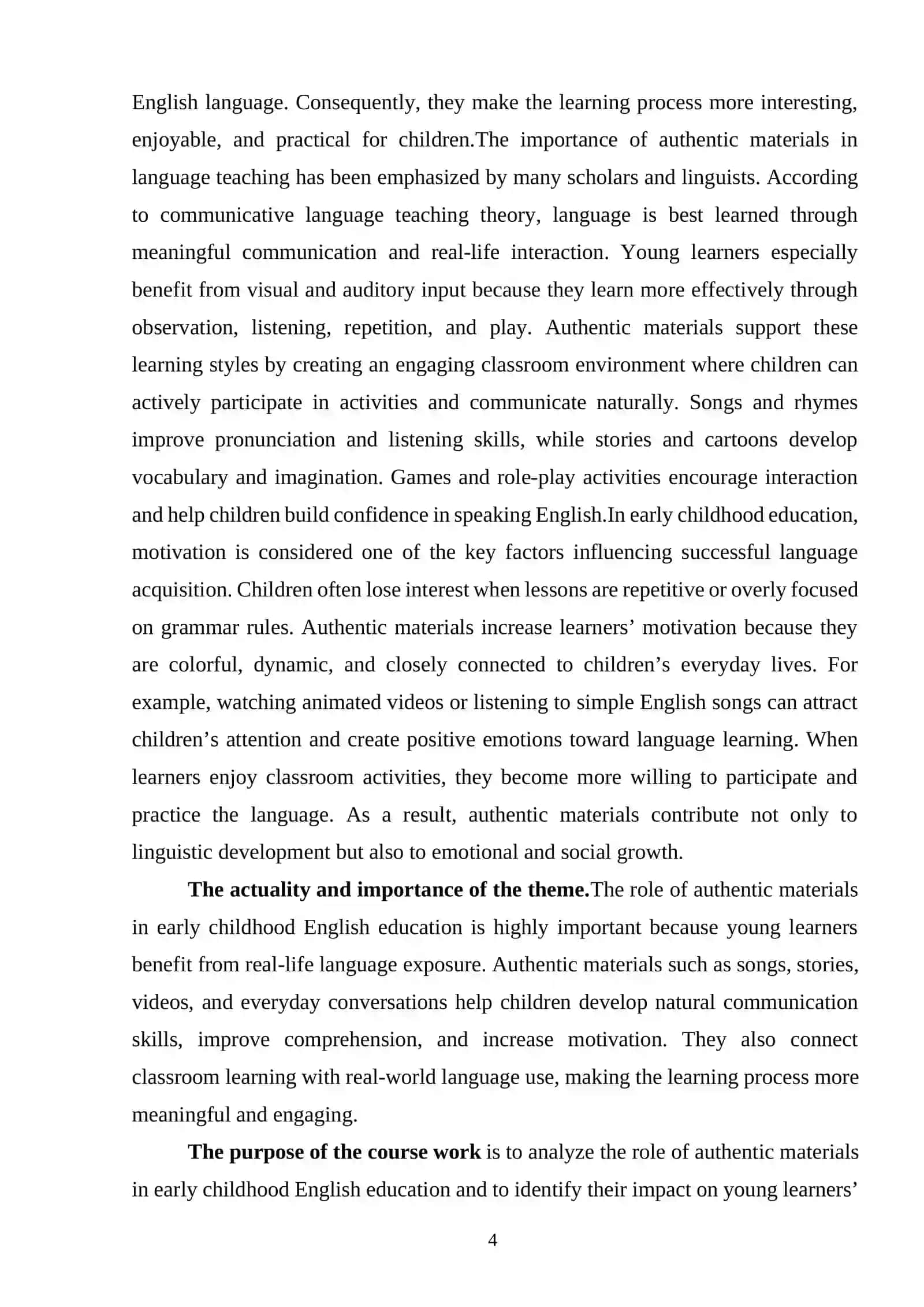 The role of authentic materials in early childhood english education 3