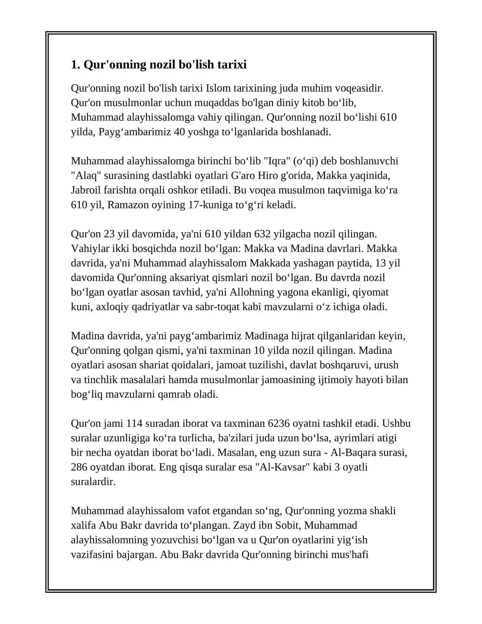 QUR'ONI KARIM ISLOM DININING MUQADDAS MANBAYI 3