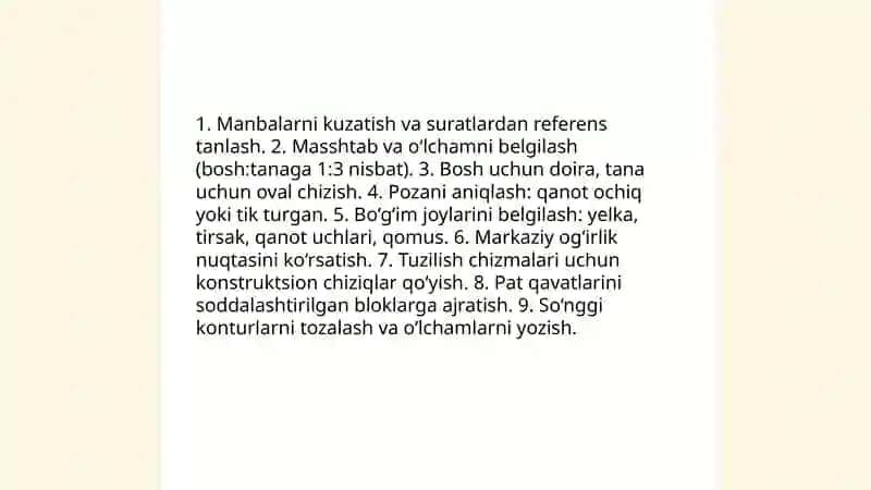 Eskiz asosida harakatlanuvchi óyinchoqni qurish yasash burgut shaklini yasash bosqinchlari 3