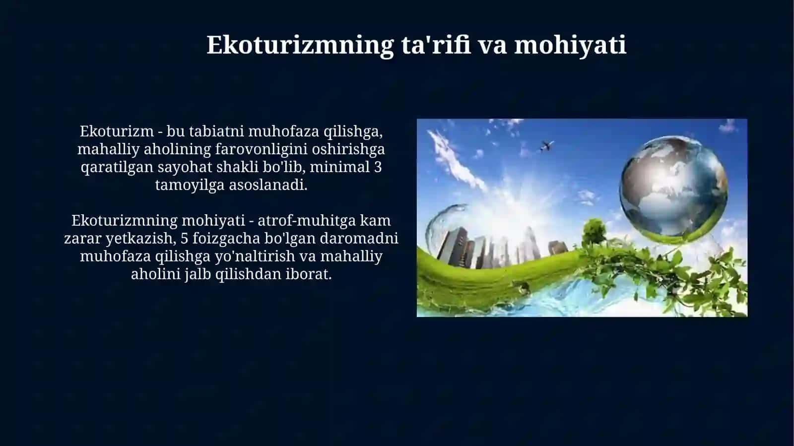 Ekoturizmning ijtimoiy-iqtisodiy ta’siri 3