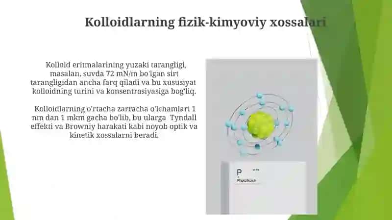 Dispers sistemalari Fizik kimyosi 3