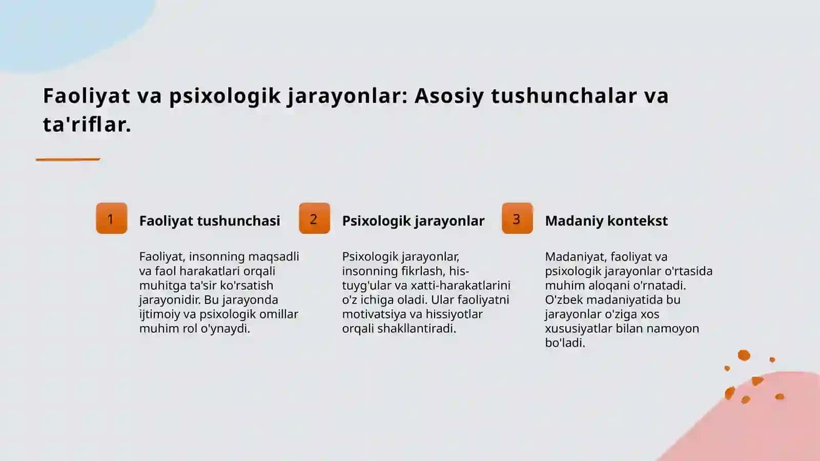 Faoliyatning psixologik tahlili 3