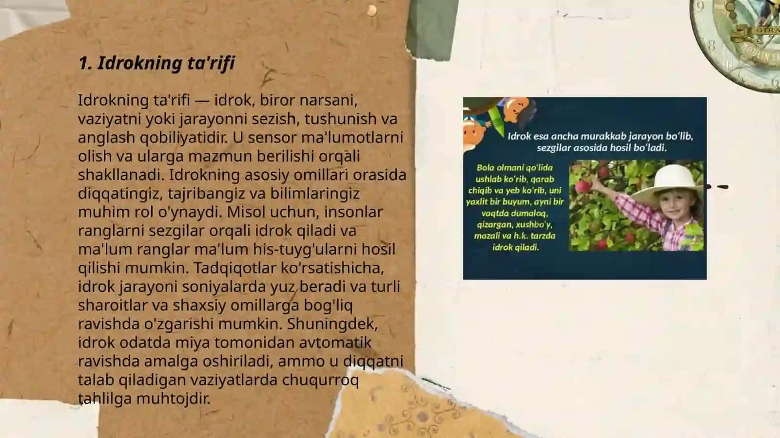 Idrok haqida tushuncha va uning xususiyatlari 3