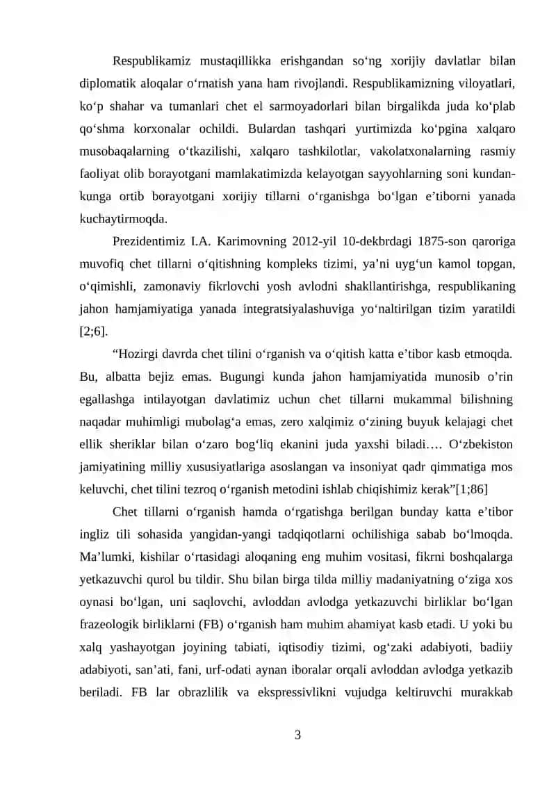 INGLIZ TILIDA SO’ZLASHUV FRAZEOLOGIYASI 3
