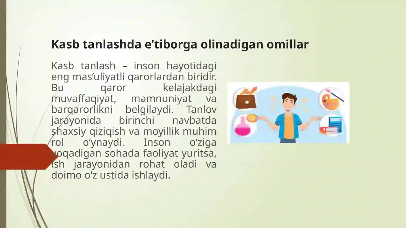 Kasb tanlash sirlari 3
