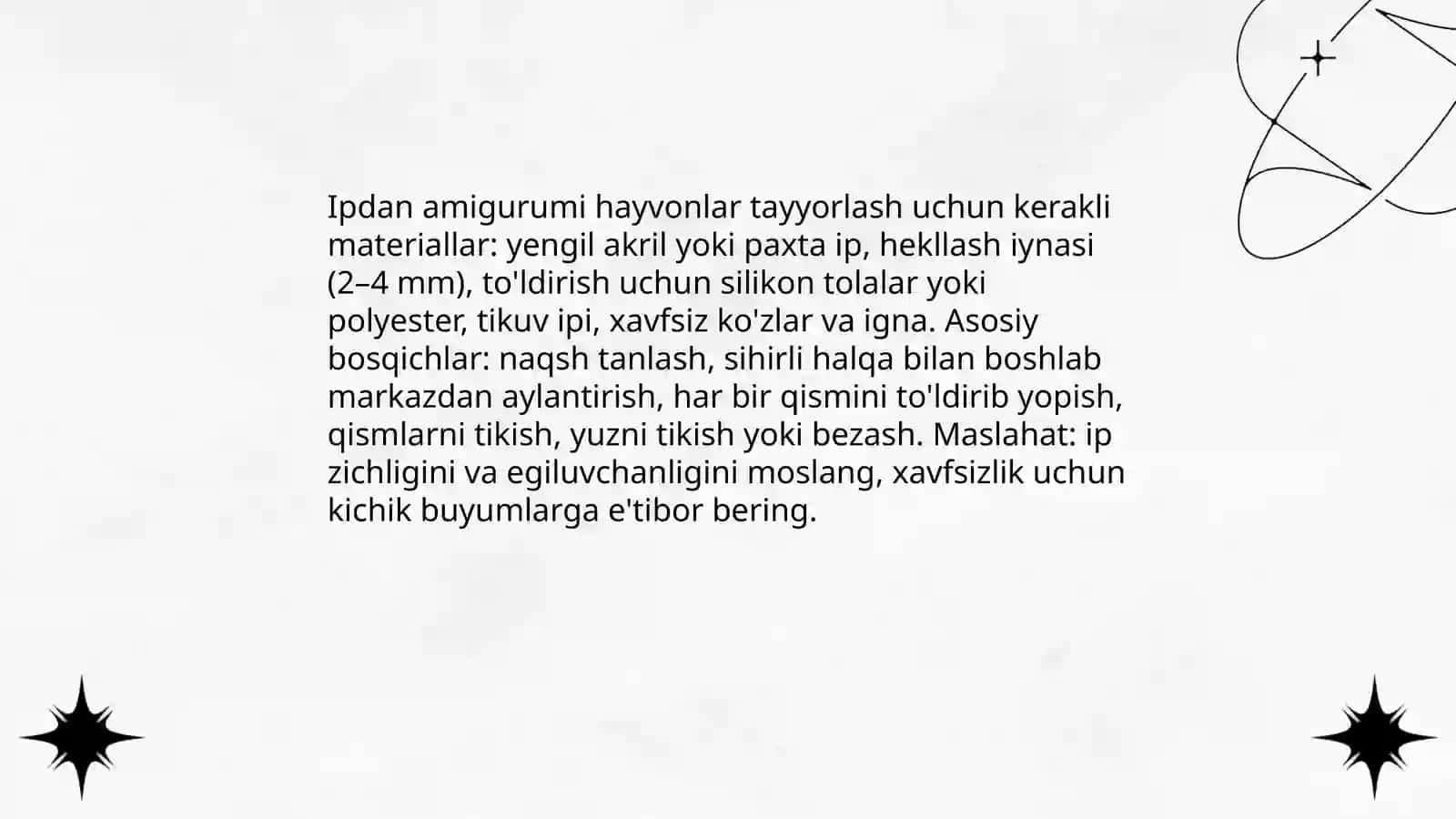 Ipdan turli oʻyinchoqlar tayyorlash 3